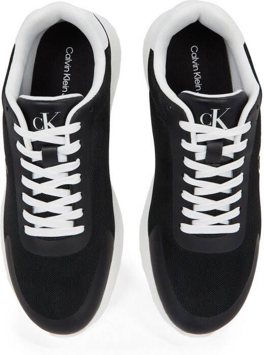 Calvin Klein Sneakers 3 EVA RUNNER MESH vrijetijdsschoen lage schoen veterschoen met contrast bies