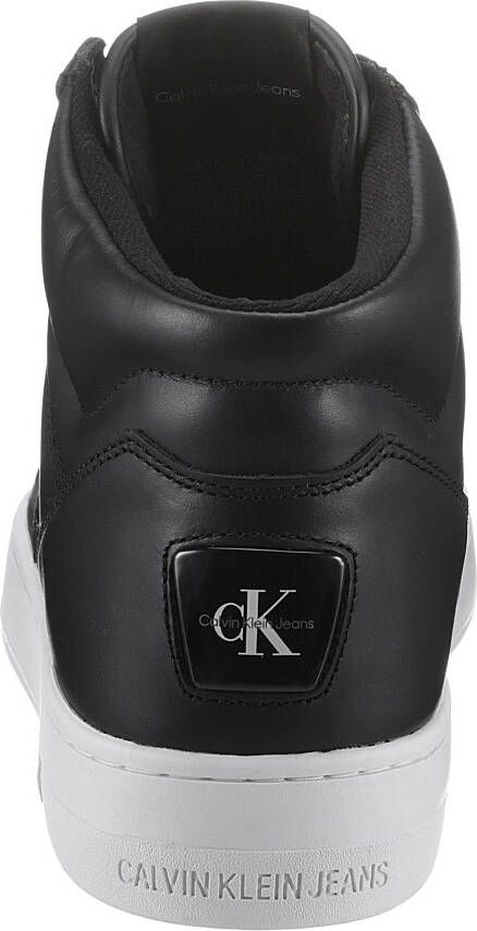 Calvin Klein Sneakers BASKET CUPS LACEUP HIGH LTH met witte plateauzool