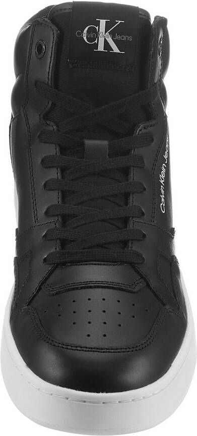 Calvin Klein Sneakers BASKET CUPS LACEUP HIGH LTH met witte plateauzool