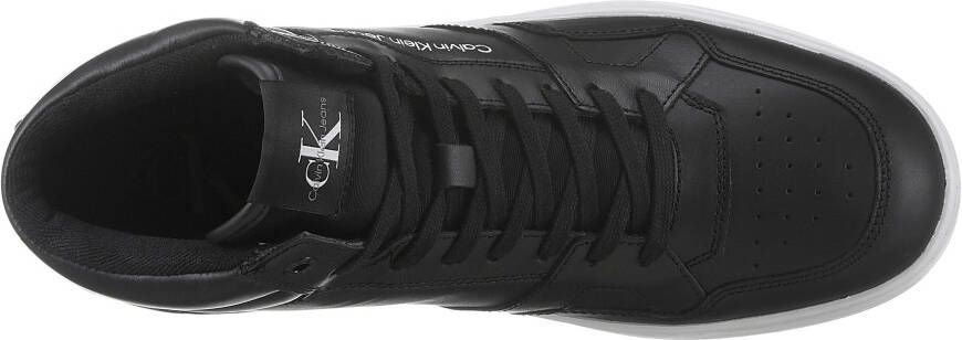 Calvin Klein Sneakers BASKET CUPS LACEUP HIGH LTH met witte plateauzool