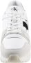 Calvin Klein Jeans Toothy Laceup Low Mix Sneakers Wit Man - Thumbnail 7
