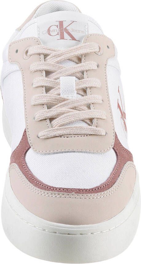 Calvin Klein Sneakers CLASSIC CUPSOLE LOW MIX ML BTW met contrasterende details vrijetijdsschoen lage schoen veterschoen