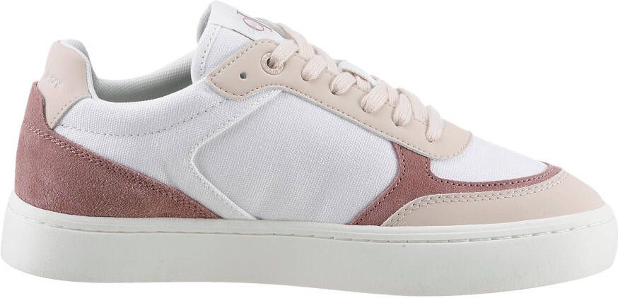 Calvin Klein Sneakers CLASSIC CUPSOLE LOW MIX ML BTW met contrasterende details vrijetijdsschoen lage schoen veterschoen