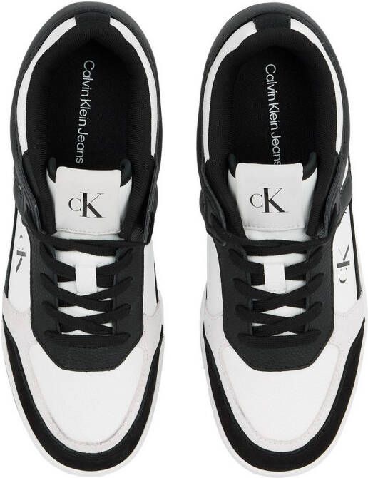 Calvin Klein Sneakers BASKET CUP LOW LACEUP LTH MIX basket-sneaker veterschoen halfschoen vrijetijdsschoen met ck-logo