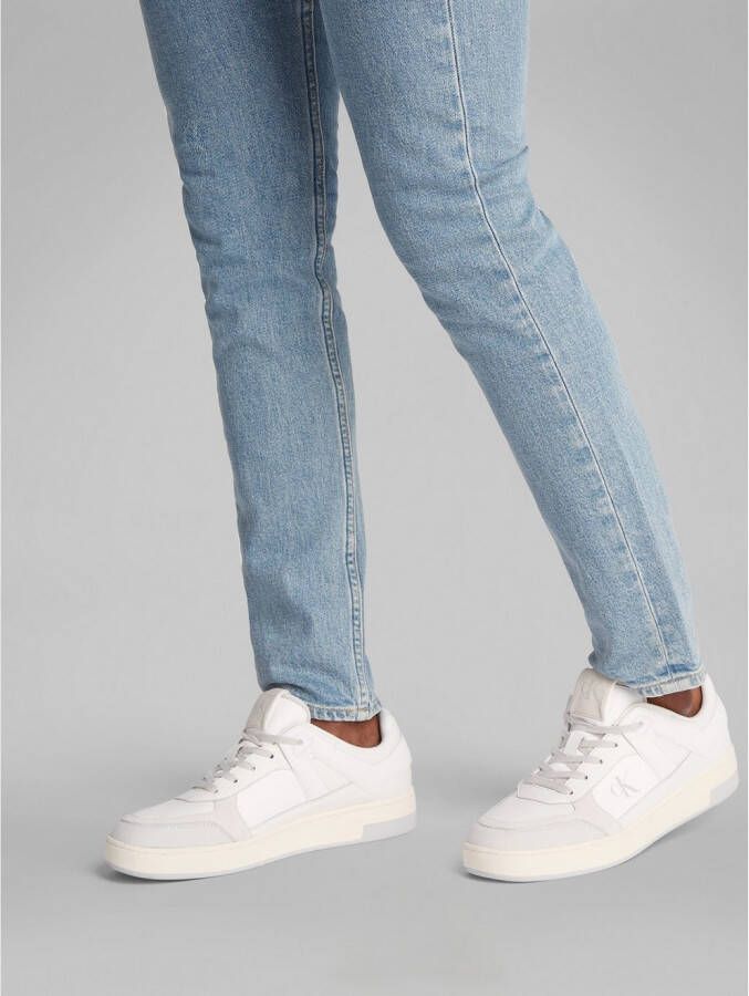 Calvin Klein Sneakers BASKET CUP LOW LACEUP LTH MIX basket-sneaker veterschoen halfschoen vrijetijdsschoen met ck-logo