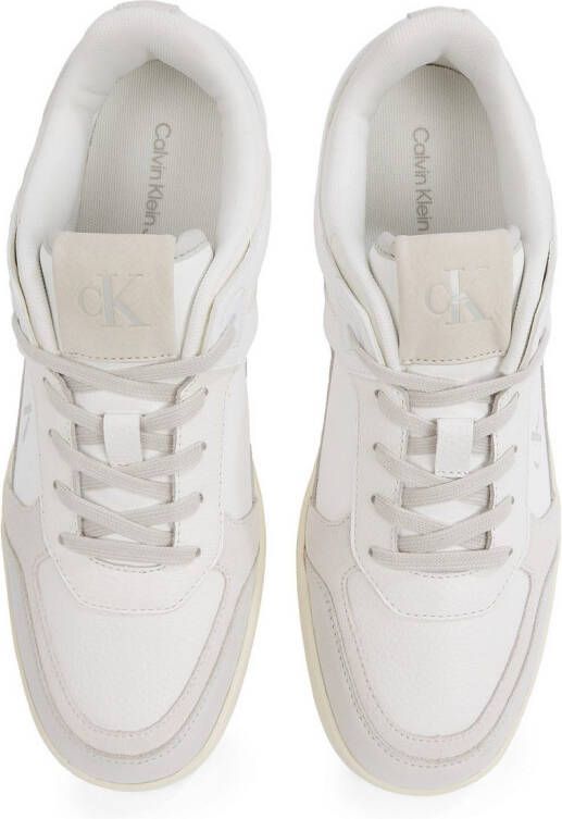 Calvin Klein Sneakers BASKET CUP LOW LACEUP LTH MIX basket-sneaker veterschoen halfschoen vrijetijdsschoen met ck-logo