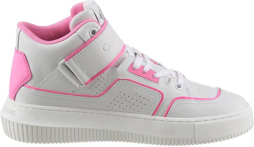 Calvin Klein Sneakers CHUNKY CUPSOLE LACEUP MID met klittenbandlusje
