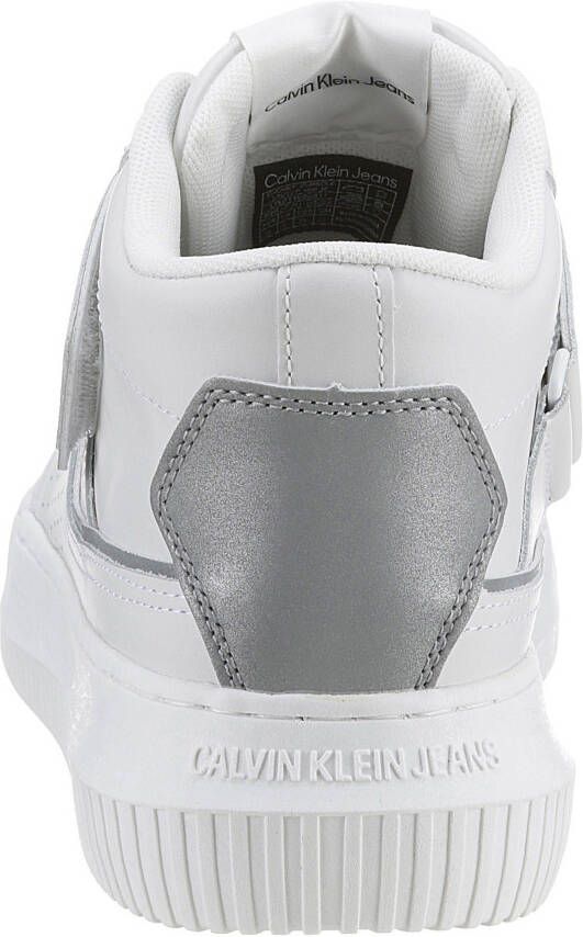 Calvin Klein Sneakers CHUNKY CUPSOLE LACEUP MID M met zilverkleurige accenten
