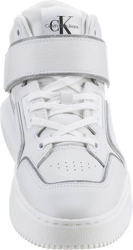 Calvin Klein Sneakers CHUNKY CUPSOLE LACEUP MID M met zilverkleurige accenten