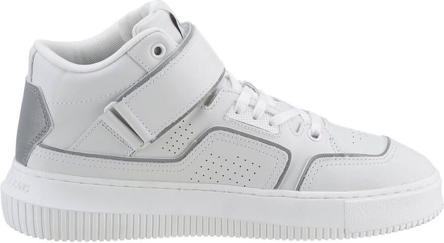 Calvin Klein Sneakers CHUNKY CUPSOLE LACEUP MID M met zilverkleurige accenten