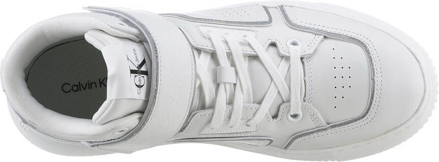 Calvin Klein Sneakers CHUNKY CUPSOLE LACEUP MID M met zilverkleurige accenten