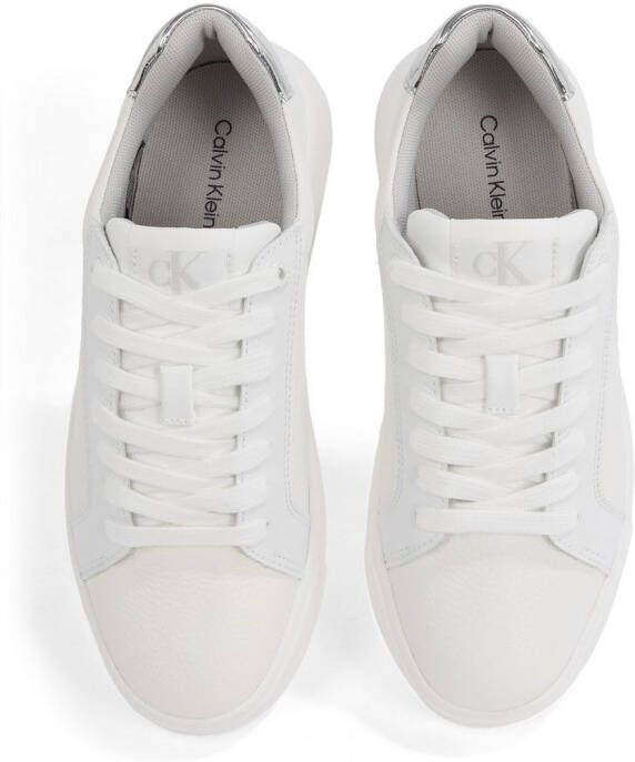 Calvin Klein Sneakers CHUNKY CUPSOLE LOW MG veterschoenen vrijetijdsschoen lage schoen met hielcontrast