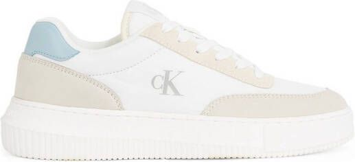 Calvin Klein Sneakers CHUNKY CUPSOLE LOW MIX IN vrijetijdsschoen lage schoen veterschoen met ck-logo