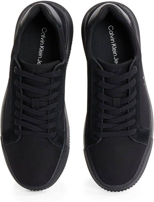 Calvin Klein Sneakers CHUNKY CUPSOLE MG CANVAS halfschoen veterschoen vrijetijdssneaker met zij ck-logo
