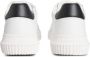 Calvin Klein Jeans Witte Leren Sneakers Vetersluiting Stijl - Thumbnail 5