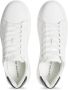 Calvin Klein Jeans Witte Leren Sneakers Vetersluiting Stijl - Thumbnail 7