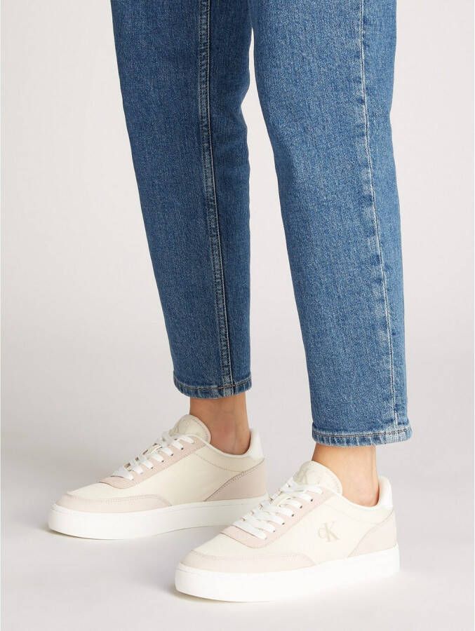 Calvin Klein Sneakers CLASSIC CUPSOLE MIX IN veterschoenen vrijetijdsschoen lage schoen met plateauzool