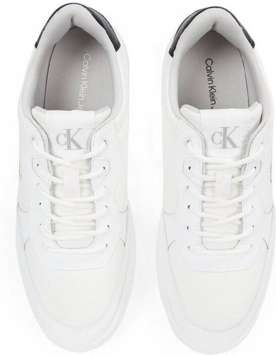 Calvin Klein Sneakers CLASSIC CUPSOLE TECH RIPSTOP veterschoen lage schoen vrijetijdsschoen met contrast aan de hak