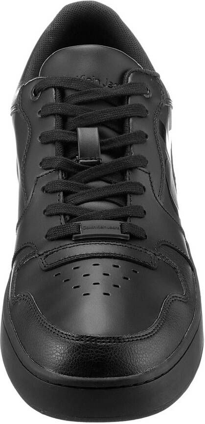 Calvin Klein Sneakers CUPSOLE LACEUP BASKET LOW POLY met logo-initialen in lak-look opzij