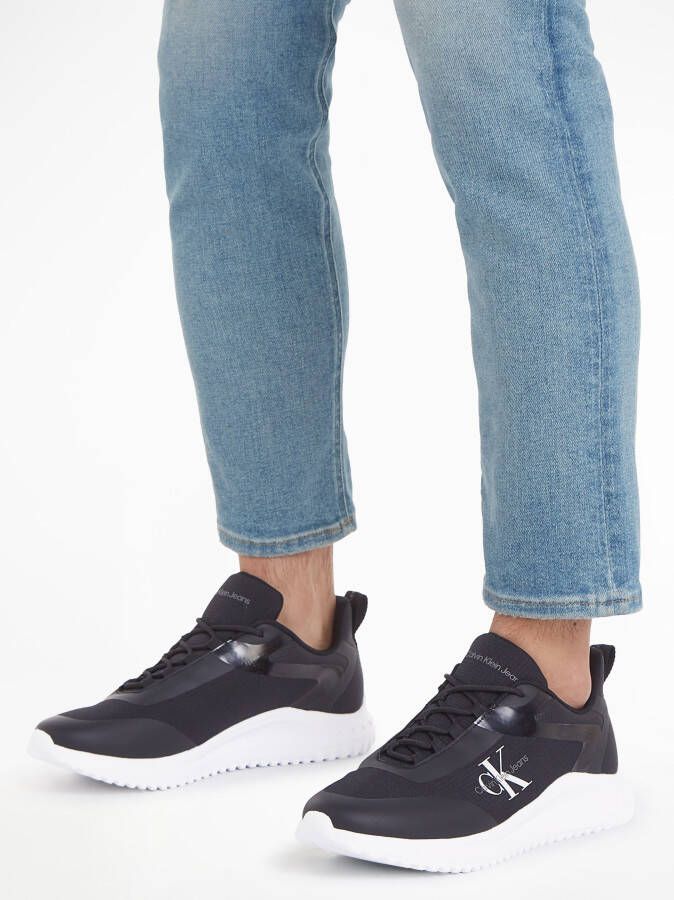 Calvin Klein Sneakers EVA RUNNER LOW LACE ML MIX vrijetijdsschoen lage schoen veterschoen met ck-logo-embleem