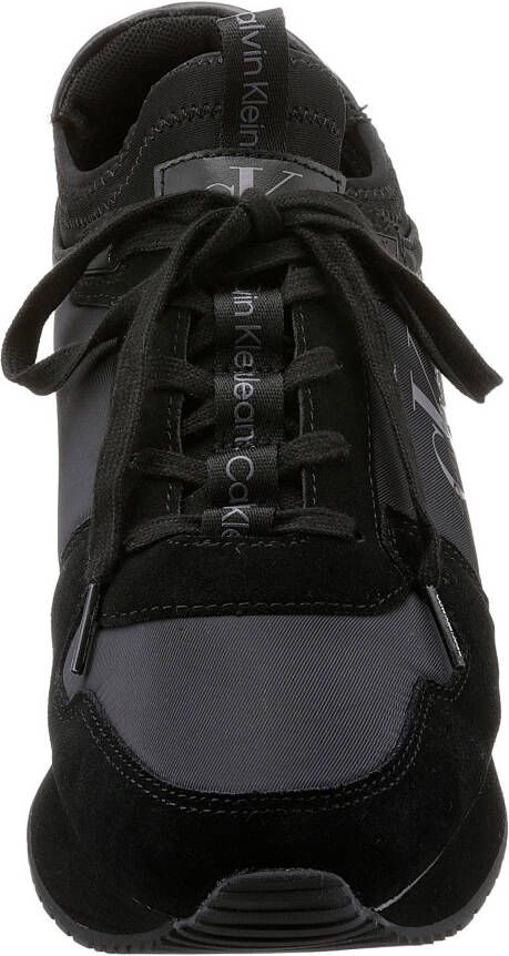 Calvin Klein Slip-on sneakers RUNNER SOCK LACEUP met elastische instap