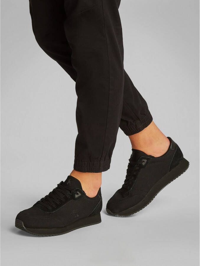 Calvin Klein Sneakers RUNNER SOCK LACEUP MG CANVAS vrijetijdsschoen lage schoen veterschoen in klassieke uitstraling