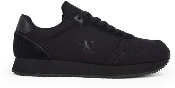 Calvin Klein Sneakers RUNNER SOCK LACEUP MG CANVAS vrijetijdsschoen lage schoen veterschoen in klassieke uitstraling