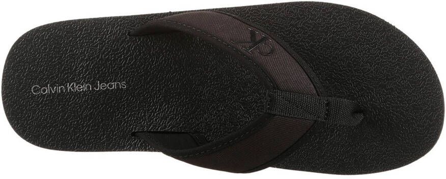 Calvin Klein Teenslippers THONG+ CV Zomerschoen strandschoen badschoen slippers met zacht teenstuk