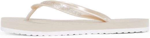 Calvin Klein Teenslippers THONG+ TPU METALLIC