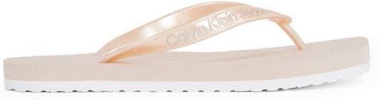 Calvin Klein Teenslippers THONG+ TPU METALLIC