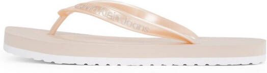 Calvin Klein Teenslippers THONG+ TPU METALLIC