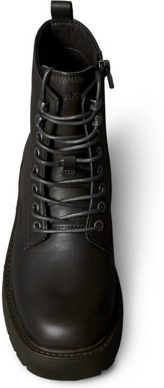 Calvin Klein Veterschoenen CHUNKY LACE UP ZIP BOOT Veterenkellaars plateaubots Festival met aantreklus