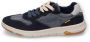 Camel Active Sneakers van used canvas en splitleer Maat menswear-41 Blauw - Thumbnail 11