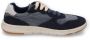 Camel Active Sneakers van used canvas en splitleer Maat menswear-41 Blauw - Thumbnail 12