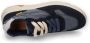 Camel Active Sneakers van used canvas en splitleer Maat menswear-41 Blauw - Thumbnail 13