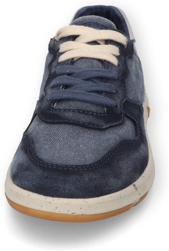 camel active Sneakers in gewassen canvas look casual schoen lage schoen veterschoen