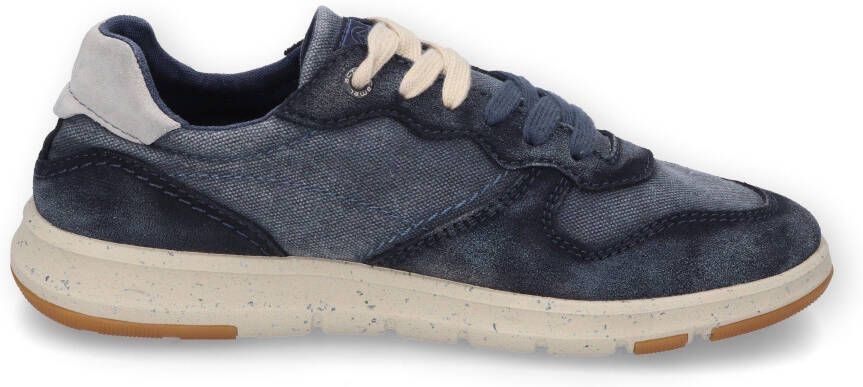 camel active Sneakers in gewassen canvas look casual schoen lage schoen veterschoen