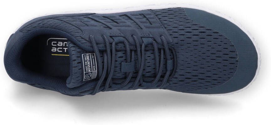 camel active Sneakers barefoot schoen veterschoen vrijetijdsschoen in materiaalmix