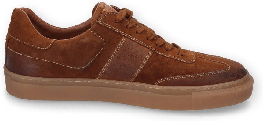 camel active Sneakers in retro look vrijetijdsschoen lage schoen veterschoen