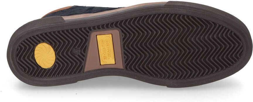 camel active Sneakers freizeitschoen veterschoenen high top sneaker met doorlopende zool
