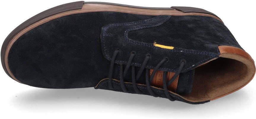 camel active Sneakers freizeitschoen veterschoenen high top sneaker met doorlopende zool