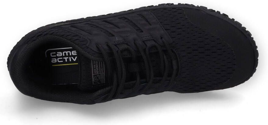 camel active Sneakers barefoot schoen veterschoen vrijetijdsschoen in materiaalmix