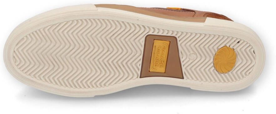 camel active Sneakers retro sneaker veterschoen lage schoen met leren binnenzool