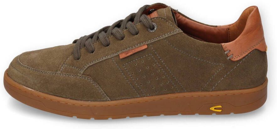 camel active Sneakers retro sneaker veterschoen met sierstiksels