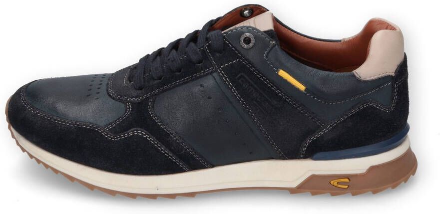camel active Sneakers runner sneaker veterschoen vrijetijdsschoen met leren voering