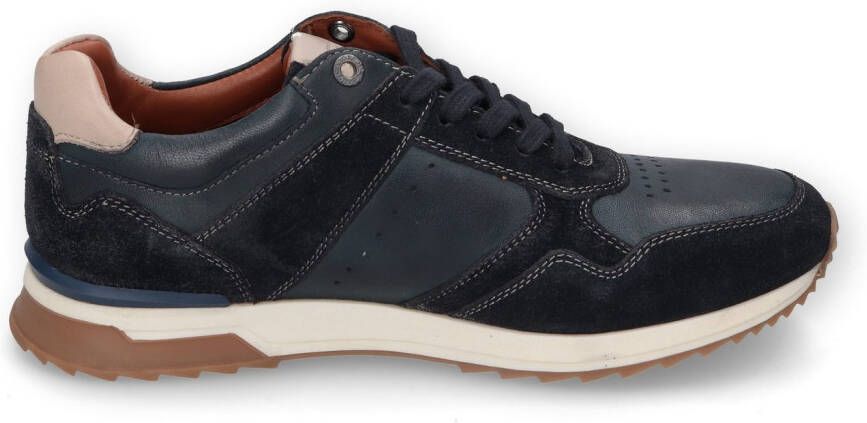camel active Sneakers runner sneaker veterschoen vrijetijdsschoen met leren voering