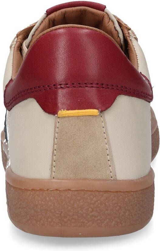 camel active Sneakers veterschoen retro sneaker vrijetijdsschoen met logo-opdruk