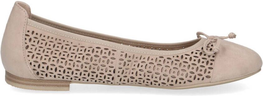 Caprice Ballerina's blokhak business schoen comfortabele schoen met subtiele sierstrik
