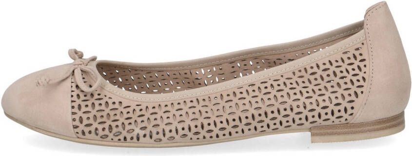 Caprice Ballerina's blokhak business schoen comfortabele schoen met subtiele sierstrik