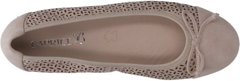 Caprice Ballerina's blokhak business schoen comfortabele schoen met subtiele sierstrik